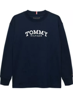 Tommy Hilfiger Tommy Hilfiger MONOTYPE PRINT T-SHIRT LS KB0KB10052C1G DARK NIGHT NAVY