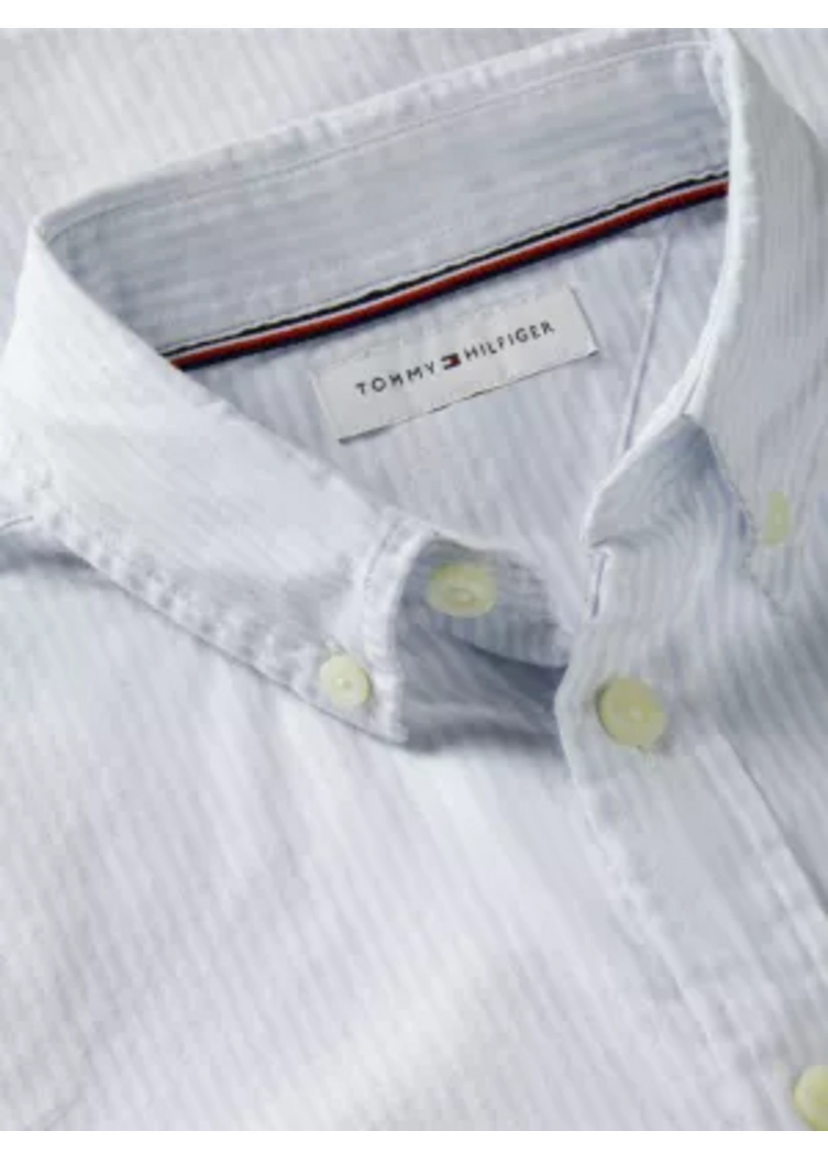 Tommy Hilfiger Tommy Hilfiger FLEX ITHACA SHIRT LS KB0KB09605C1O BREEZY BLUE STRIPE