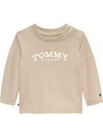 Tommy Hilfiger Tommy Hilfiger MONOTYPE LOGO TEE L/S KN0KN02147ABY GULF SAND