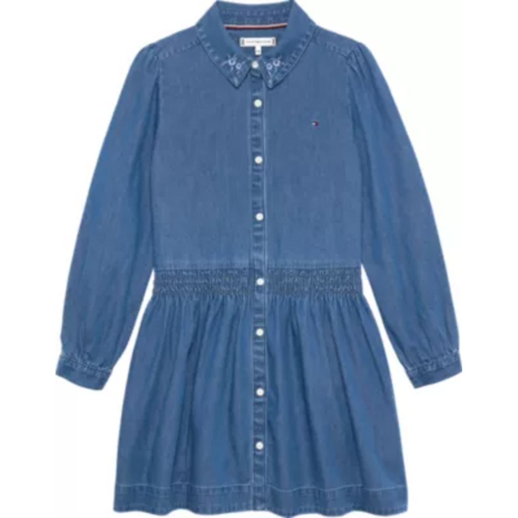 Tommy Hilfiger Tommy Hilfiger EMB FLOWER SHIRT DRESS LS KG0KG090531CD DENIM