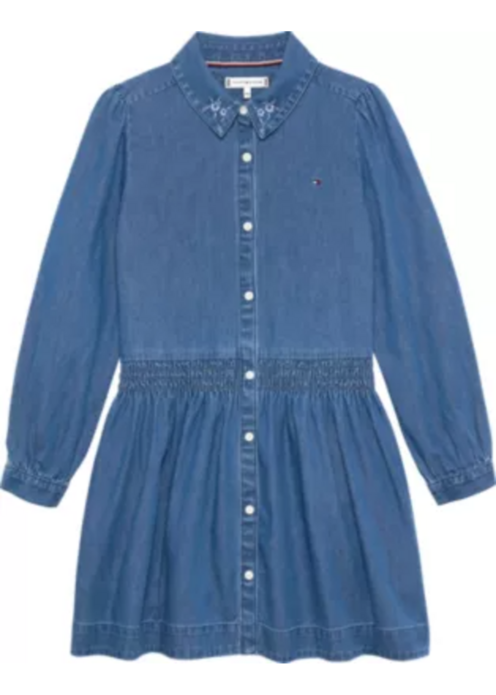 Tommy Hilfiger Tommy Hilfiger EMB FLOWER SHIRT DRESS LS KG0KG090531CD DENIM