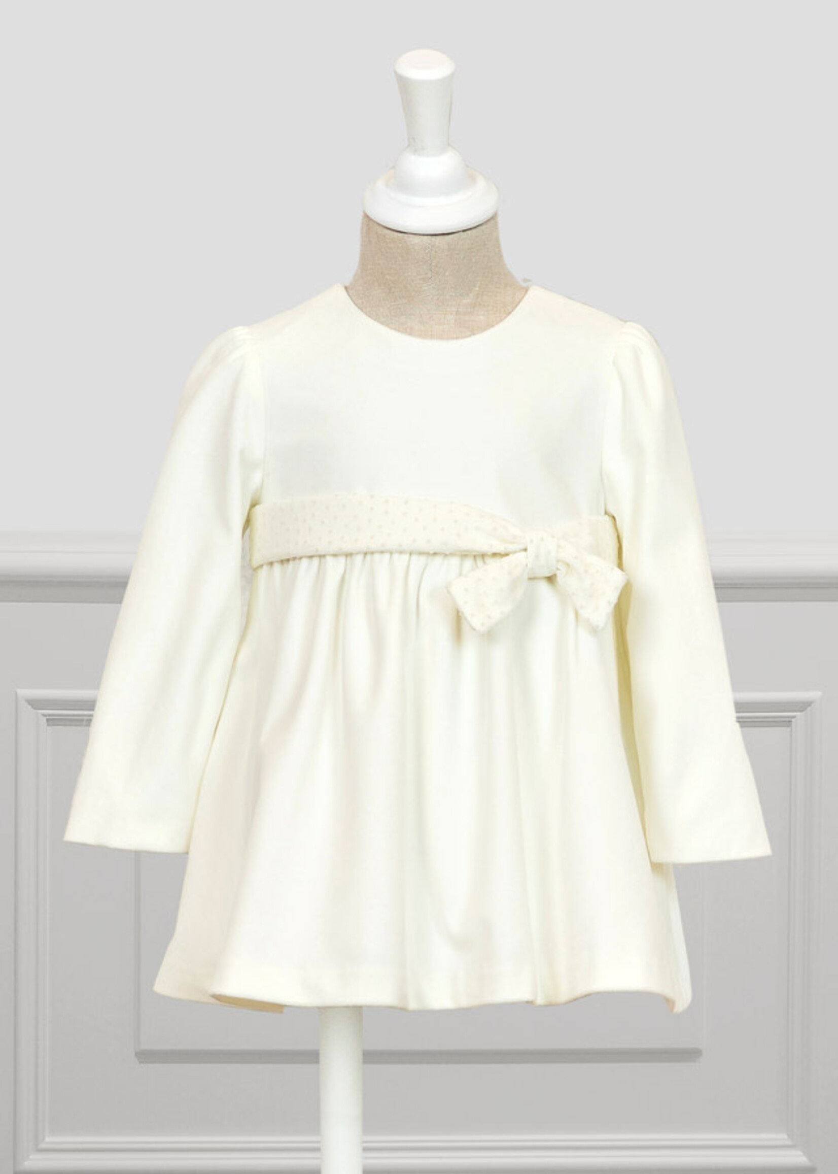 Abel & Lula Abel & Lula Velvet dress Cream - 22 05506