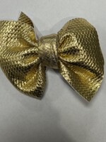 Siena  strik goud bewerkt groot