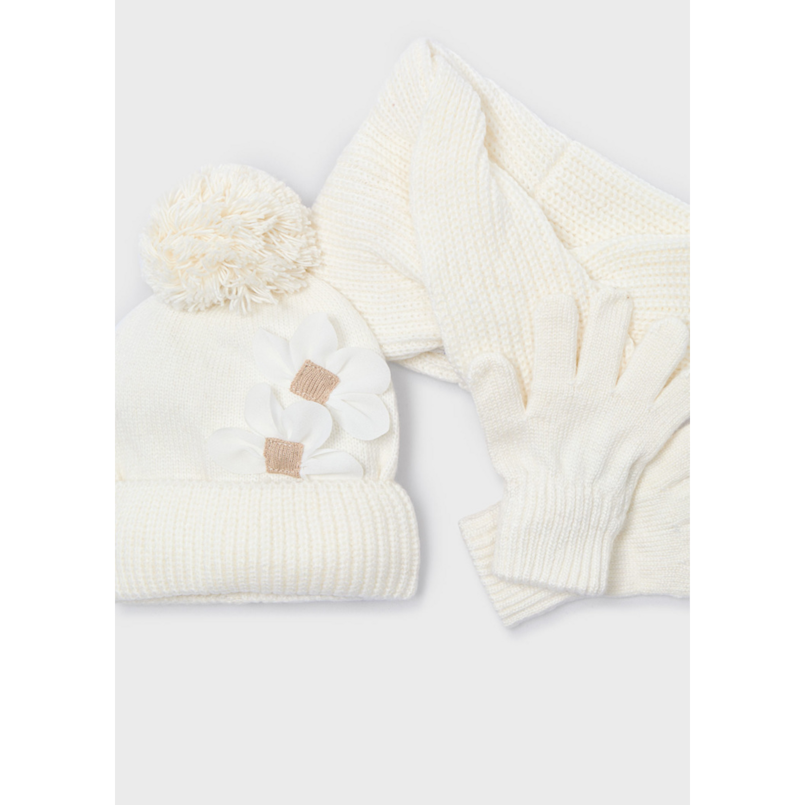 Mayoral Mayoral Hat-scarf set Macchiato - 25 10071