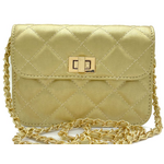 Tasje goud met gouden hengsel