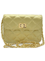 Tasje goud met gouden hengsel