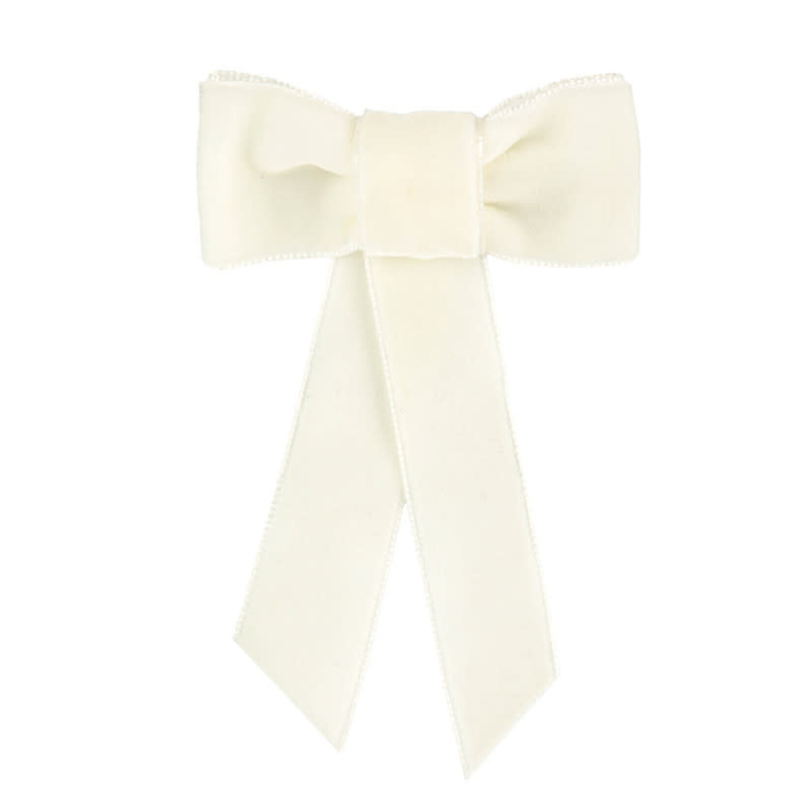 Condor Condor strik  lang fluweel off white 303