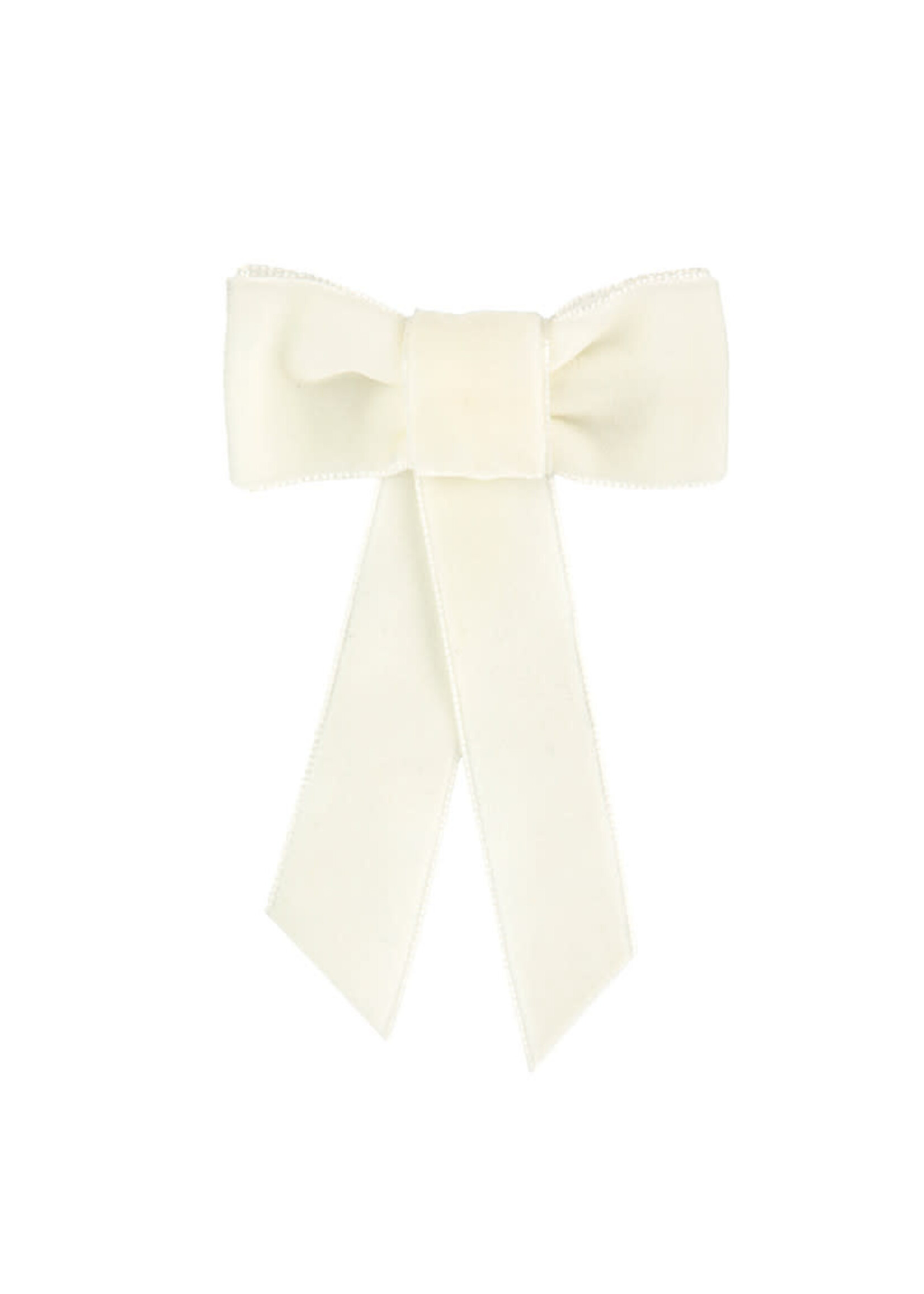 Condor Condor strik  lang fluweel off white 303