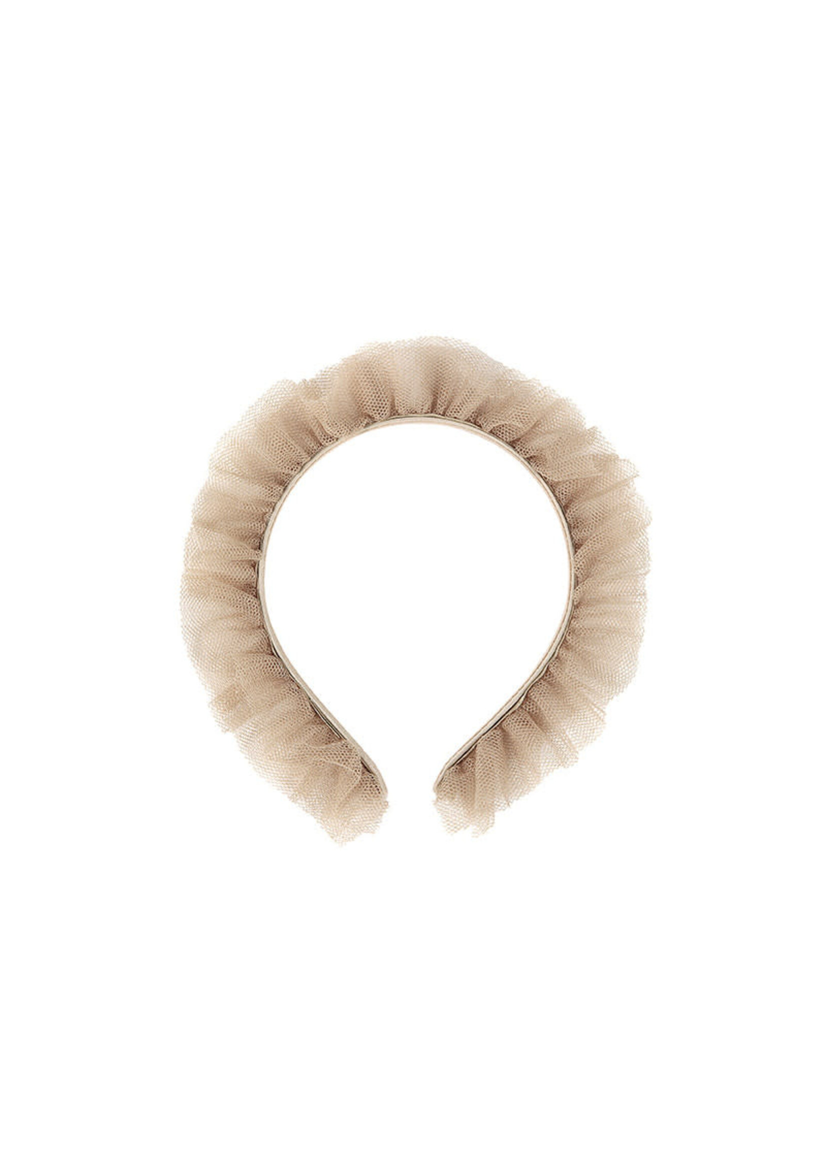 Condor Condor Tule ruche diadeem beige/goud