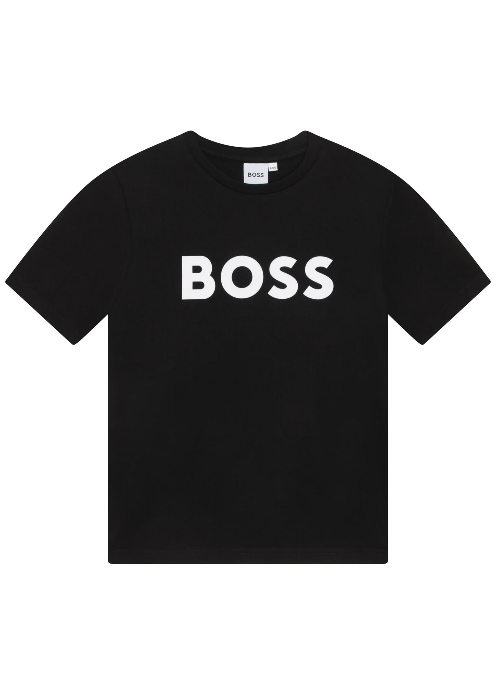 Boss Boss T-SHIRT KORTE MOUWEN ZWART BOSS