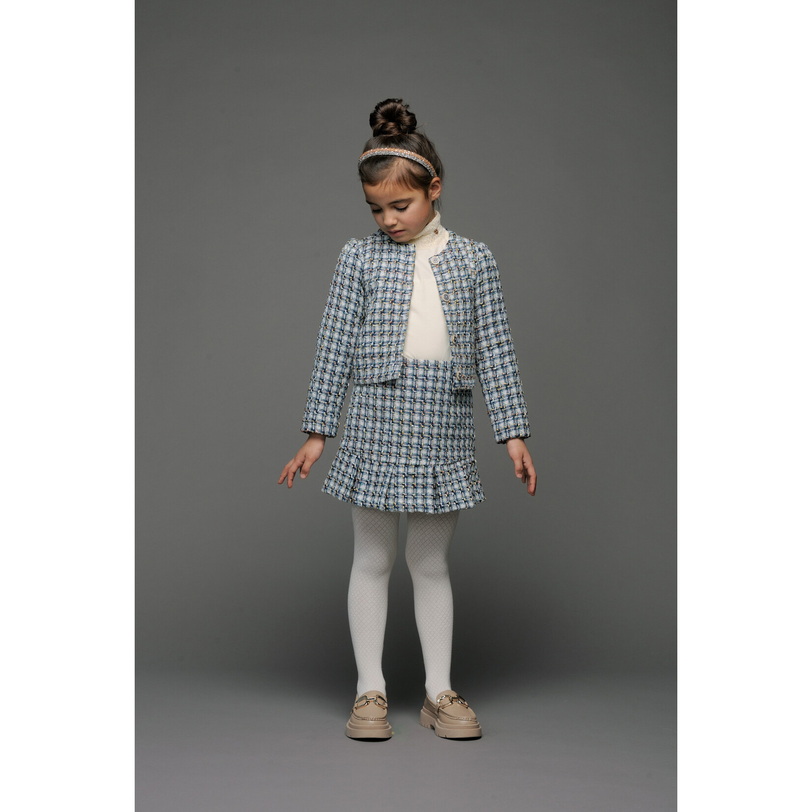 Le Chic Le Chic AMSY winter-tweed jacket C508-5121 Winter Tweed