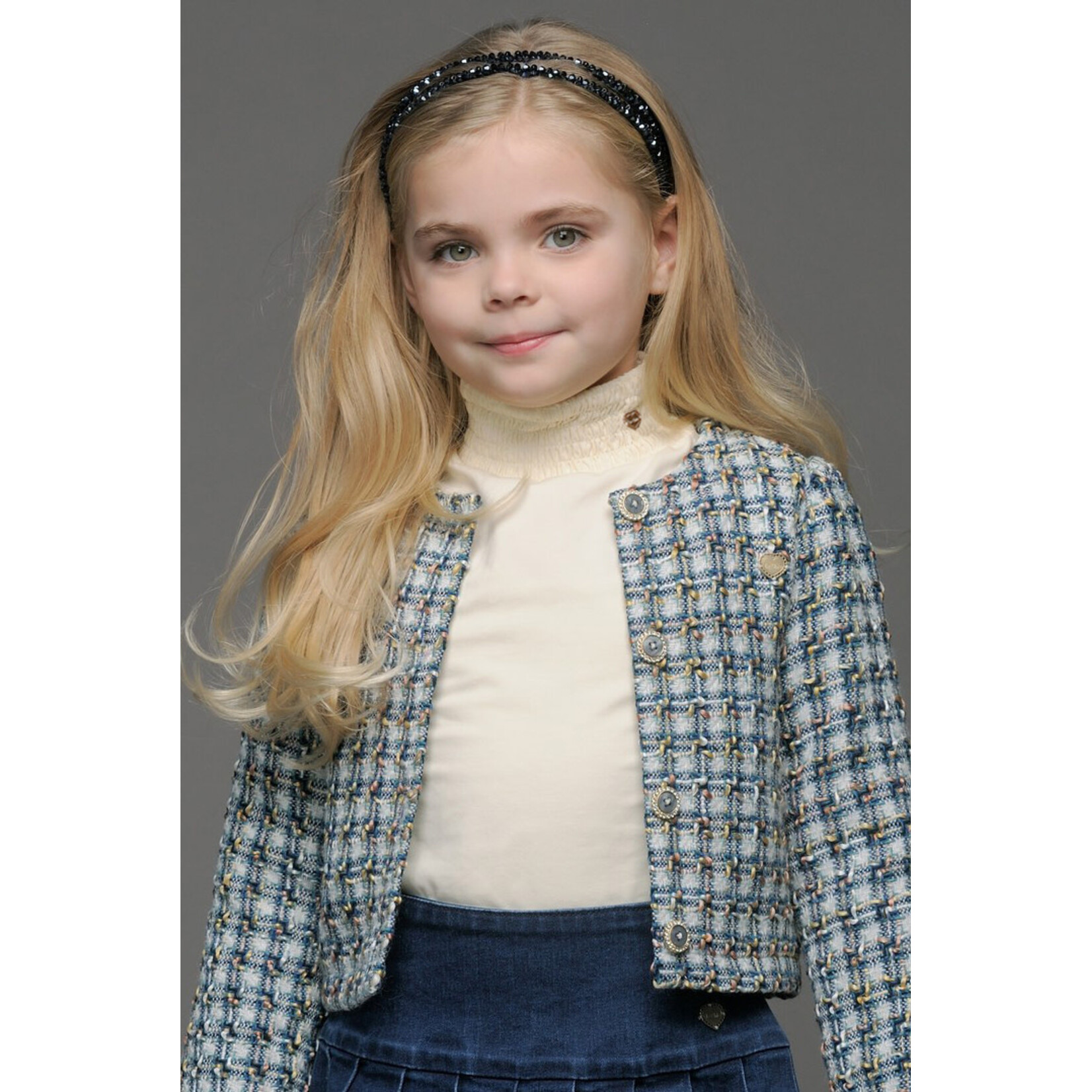 Le Chic Le Chic AMSY winter-tweed jacket C508-5121 Winter Tweed