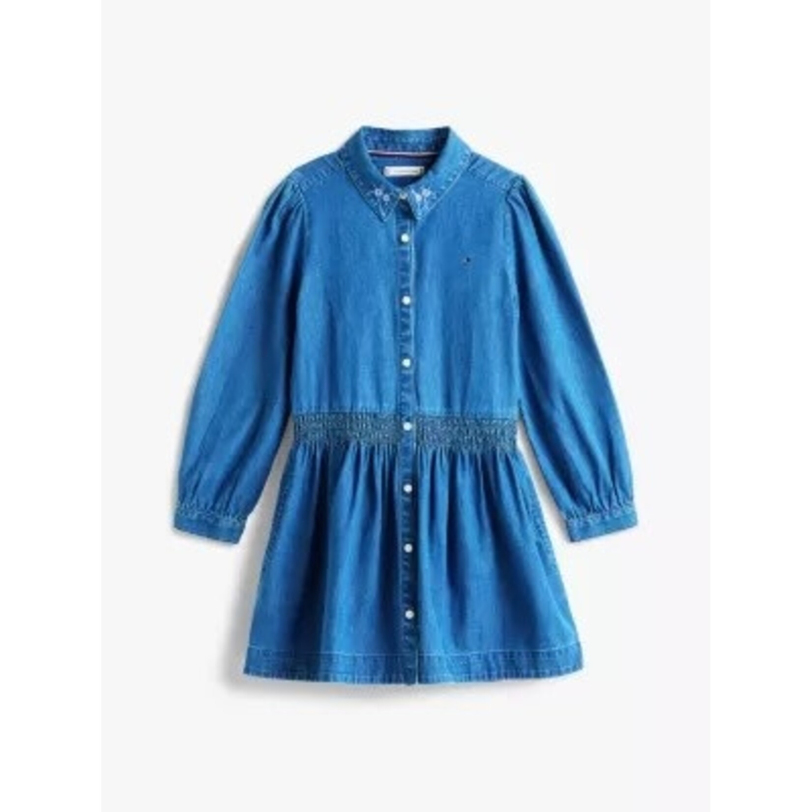 Tommy Hilfiger Tommy Hilfiger EMB FLOWER SHIRT DRESS LS KG0KG090531CD DENIM