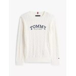 Tommy Hilfiger Tommy Hilfiger GRAPHIC CABLE CN SWEATER KB0KB10347YA8 IVORY SILK