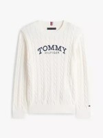 Tommy Hilfiger Tommy Hilfiger GRAPHIC CABLE CN SWEATER KB0KB10347YA8 IVORY SILK