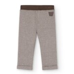 Boboli Boboli Knit trousers for baby boy -BCI ebony 339094B