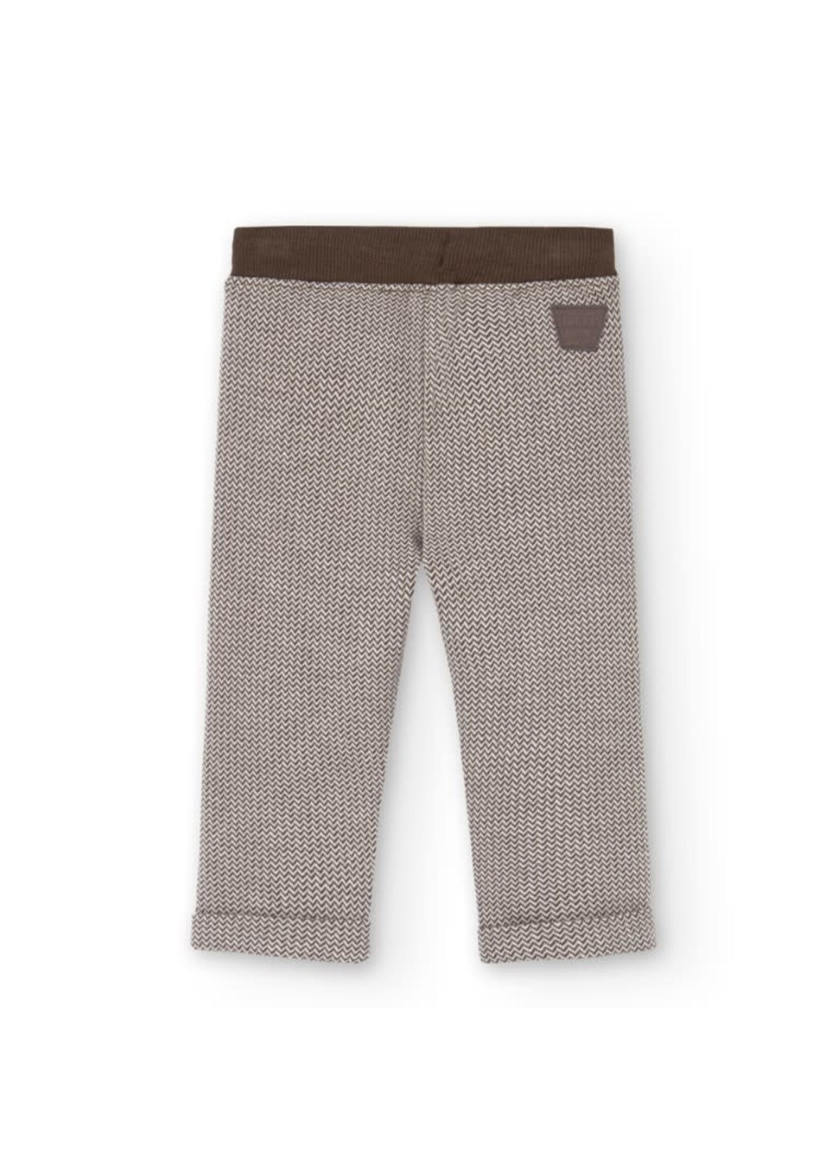 Boboli Boboli Knit trousers for baby boy -BCI ebony 339094B