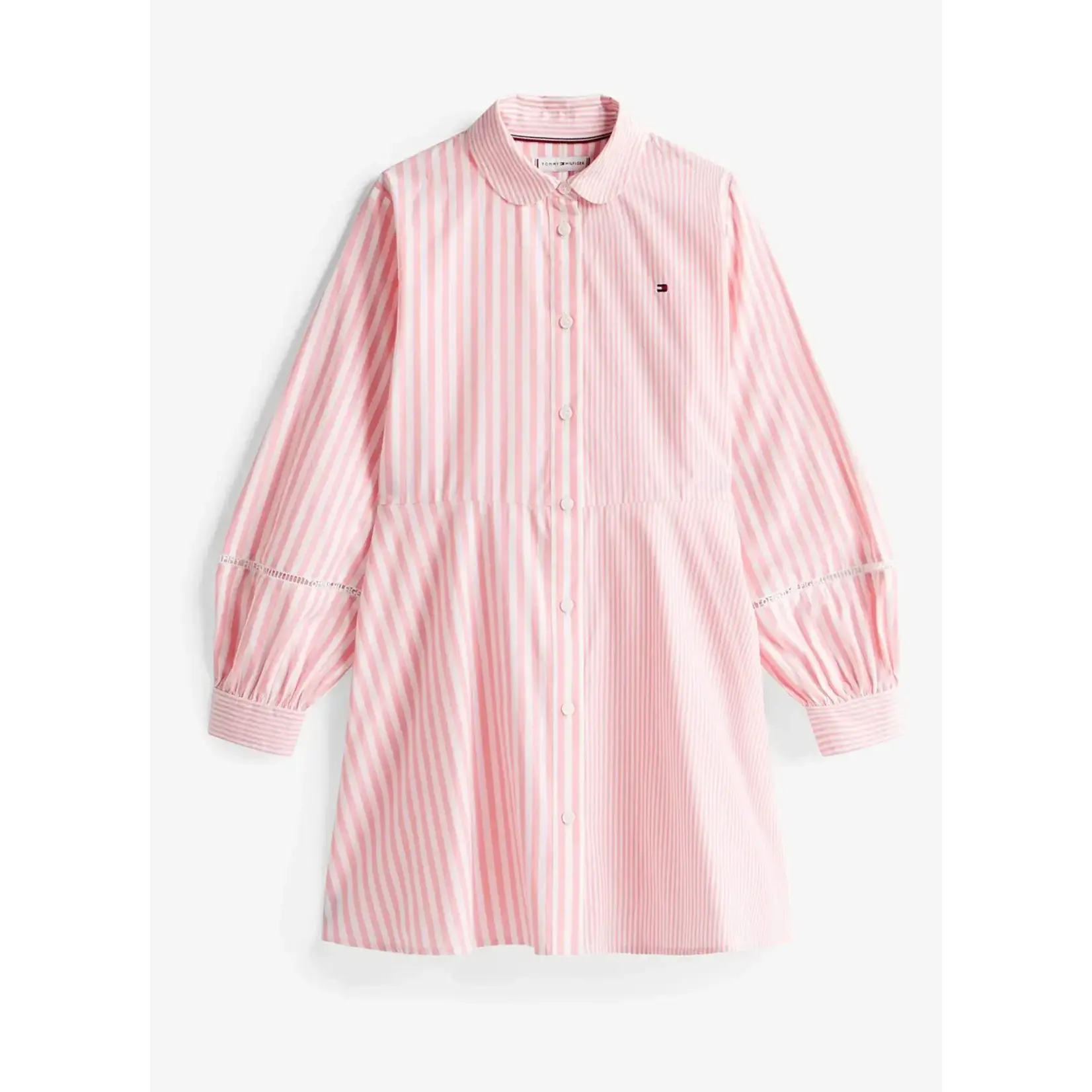 Tommy Hilfiger Tommy Hilfiger STRIPED SHIRT DRESS, TIA KG0KG08604TIA Carnation Pink Stripes