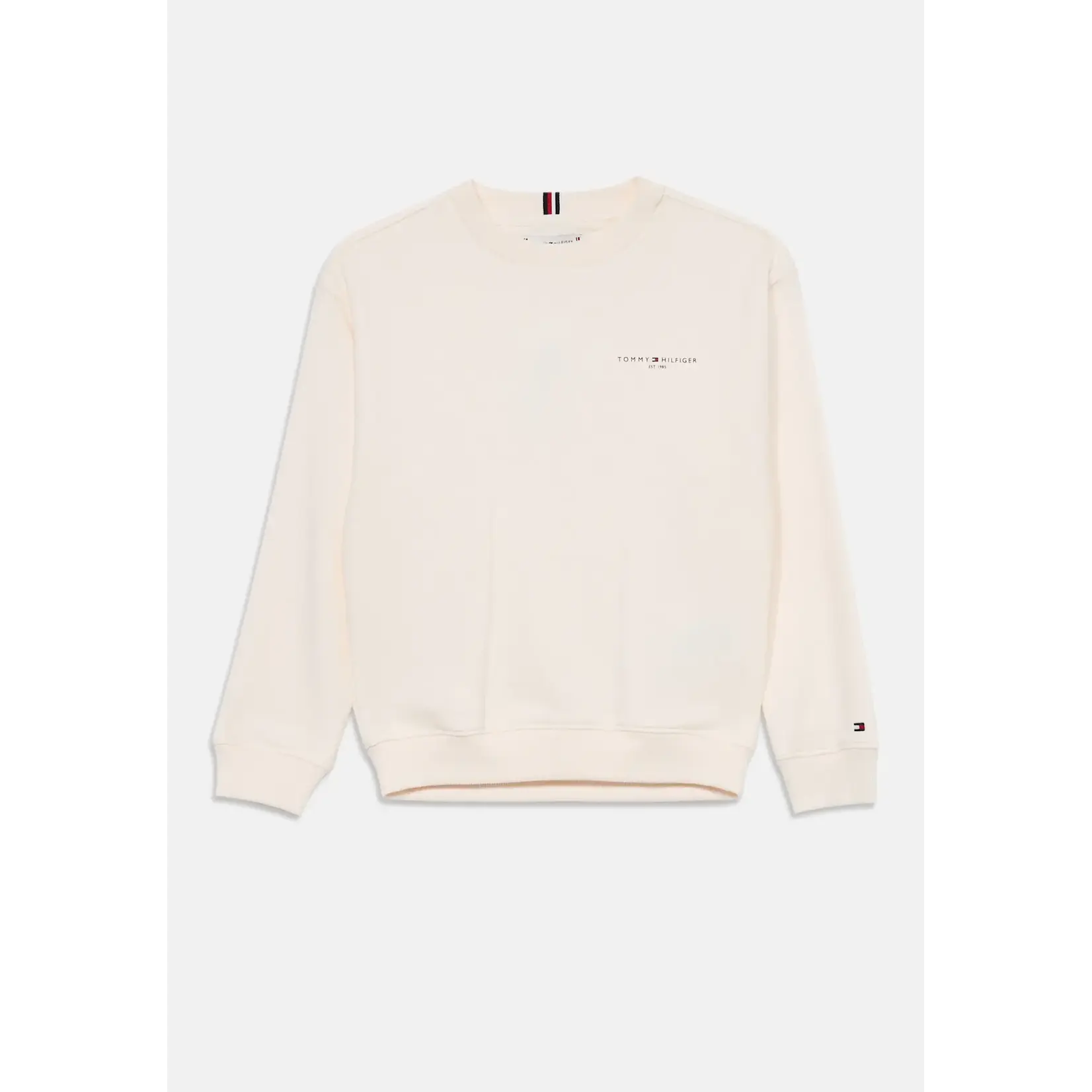 Tommy Hilfiger Tommy Hilfiger MINI CORP C-NECK SWEATSHIRT KS0KS00665YBH ANCIENT WHITE