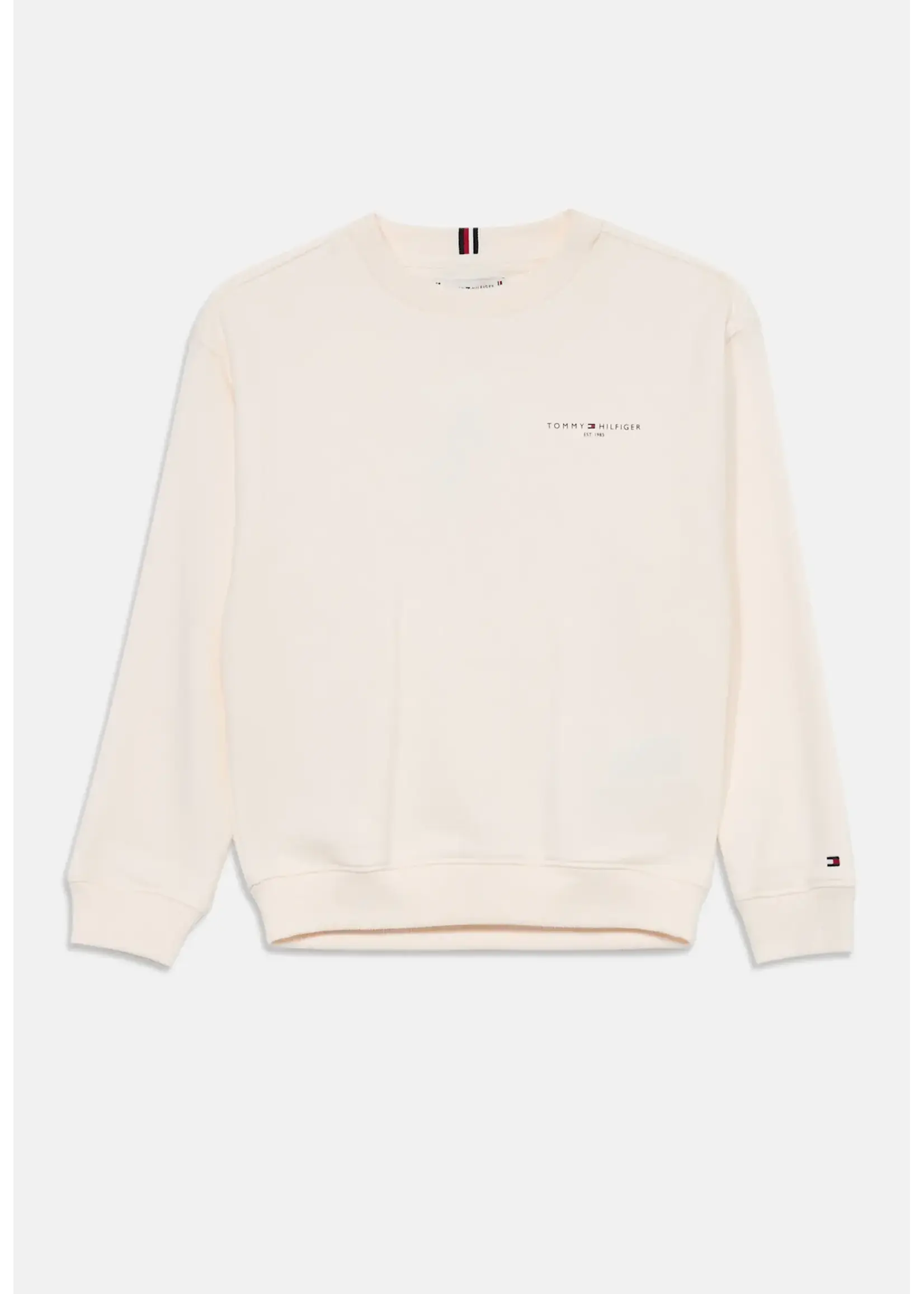 Tommy Hilfiger Tommy Hilfiger MINI CORP C-NECK SWEATSHIRT KS0KS00665YBH ANCIENT WHITE