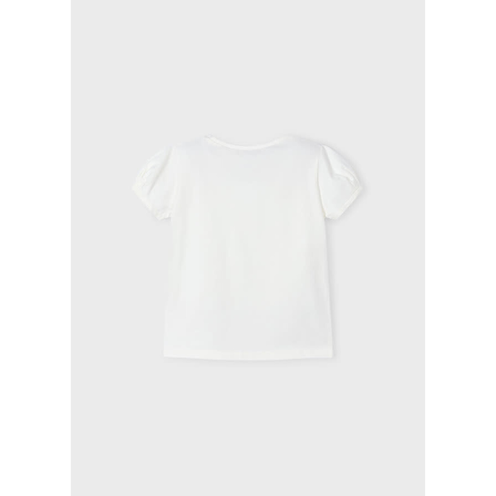 Mayoral Mayoral S/sl tulle t shirt Blossom - 26 03001