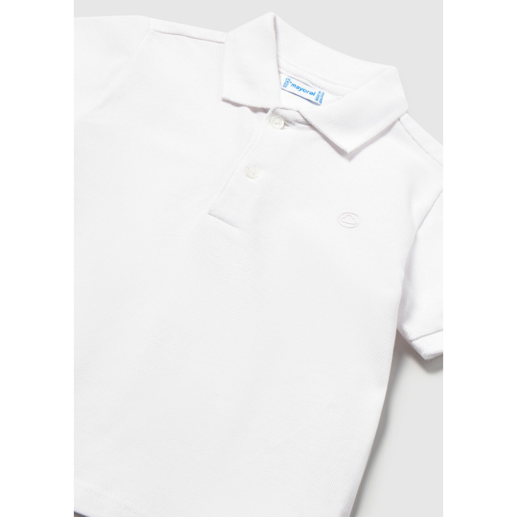 Mayoral Mayoral Basic s/s polo White - 26 00102B