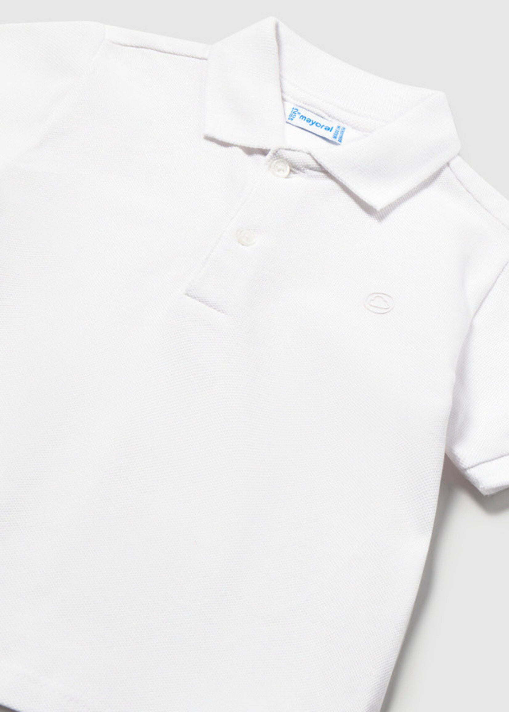Mayoral Mayoral Basic s/s polo White - 26 00102B