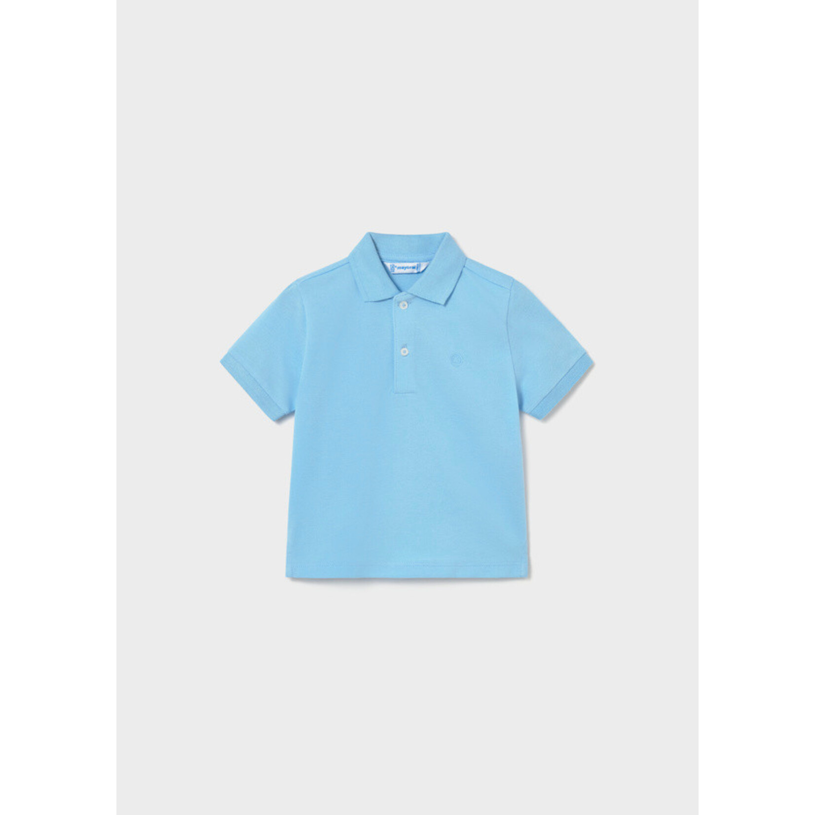 Mayoral Mayoral Basic s/s polo Sky blue - 26 00102B