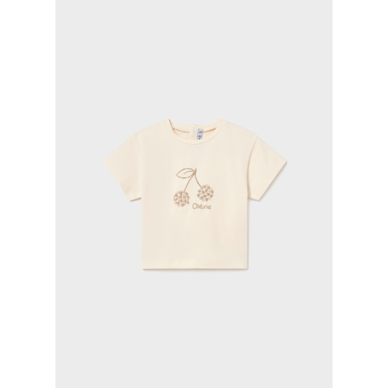 Mayoral Mayoral Basic s/s t-shirt Bone - 26 00105