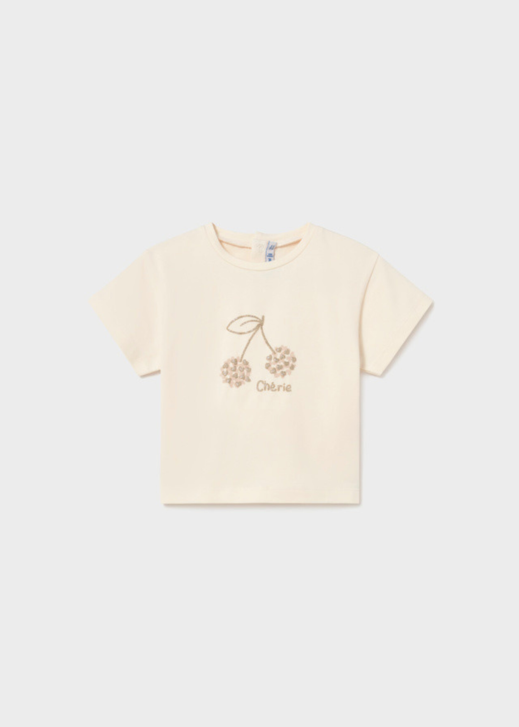Mayoral Mayoral Basic s/s t-shirt Bone - 26 00105