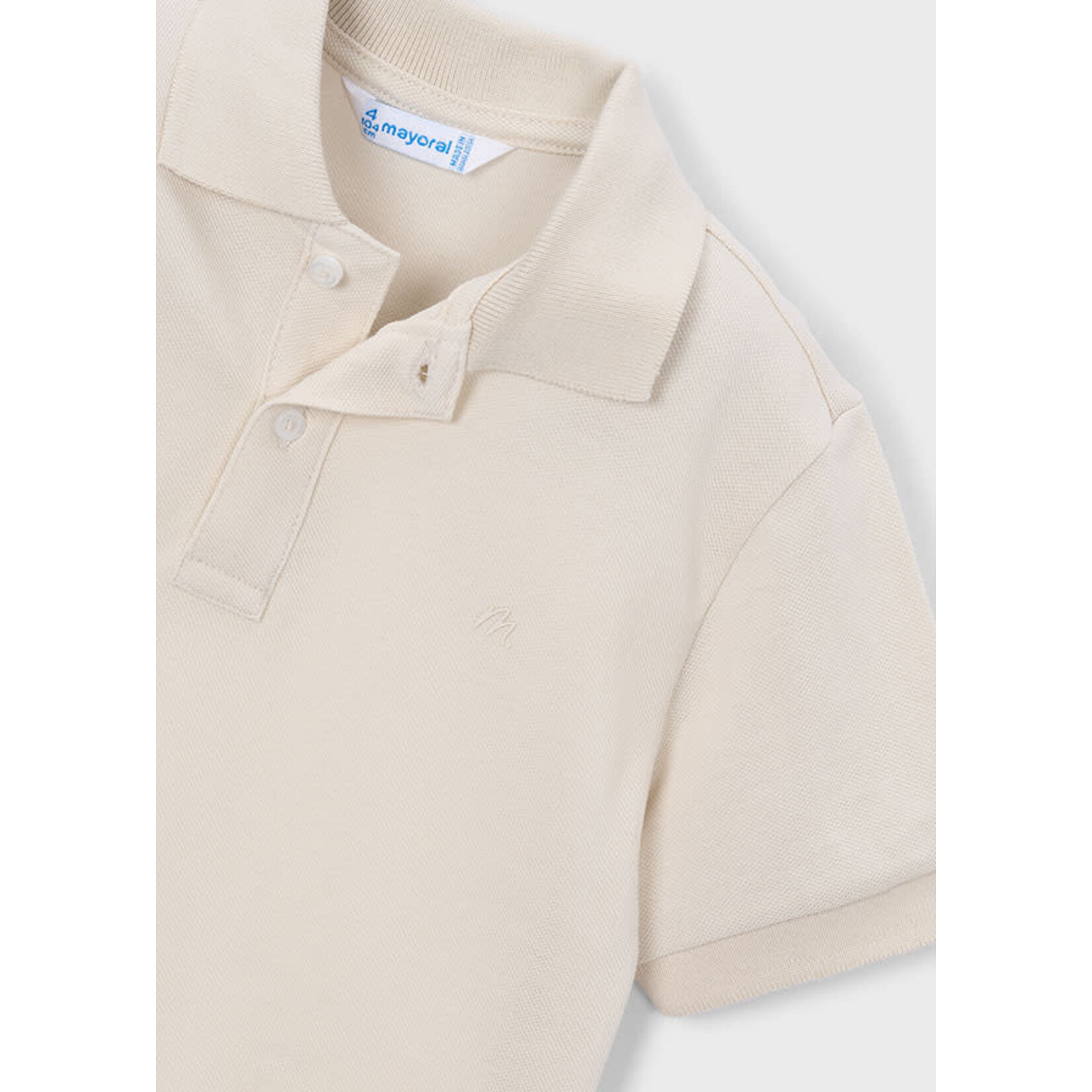 Mayoral Mayoral Basic s/s polo Hemp - 26 00150