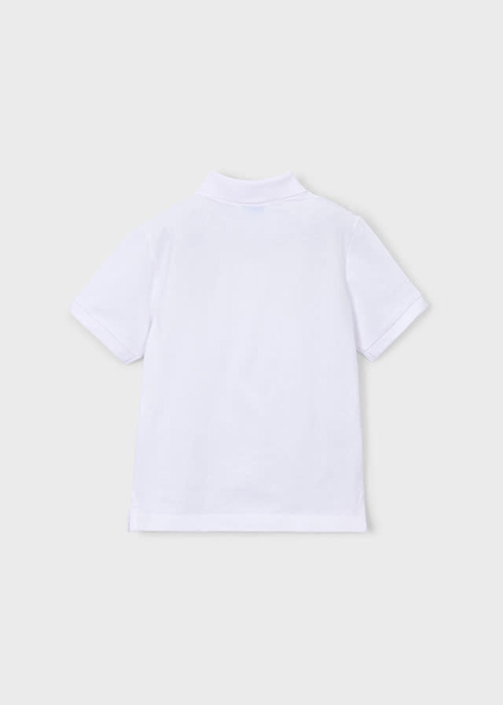 Mayoral Mayoral Basic s/s polo White - 26 00150