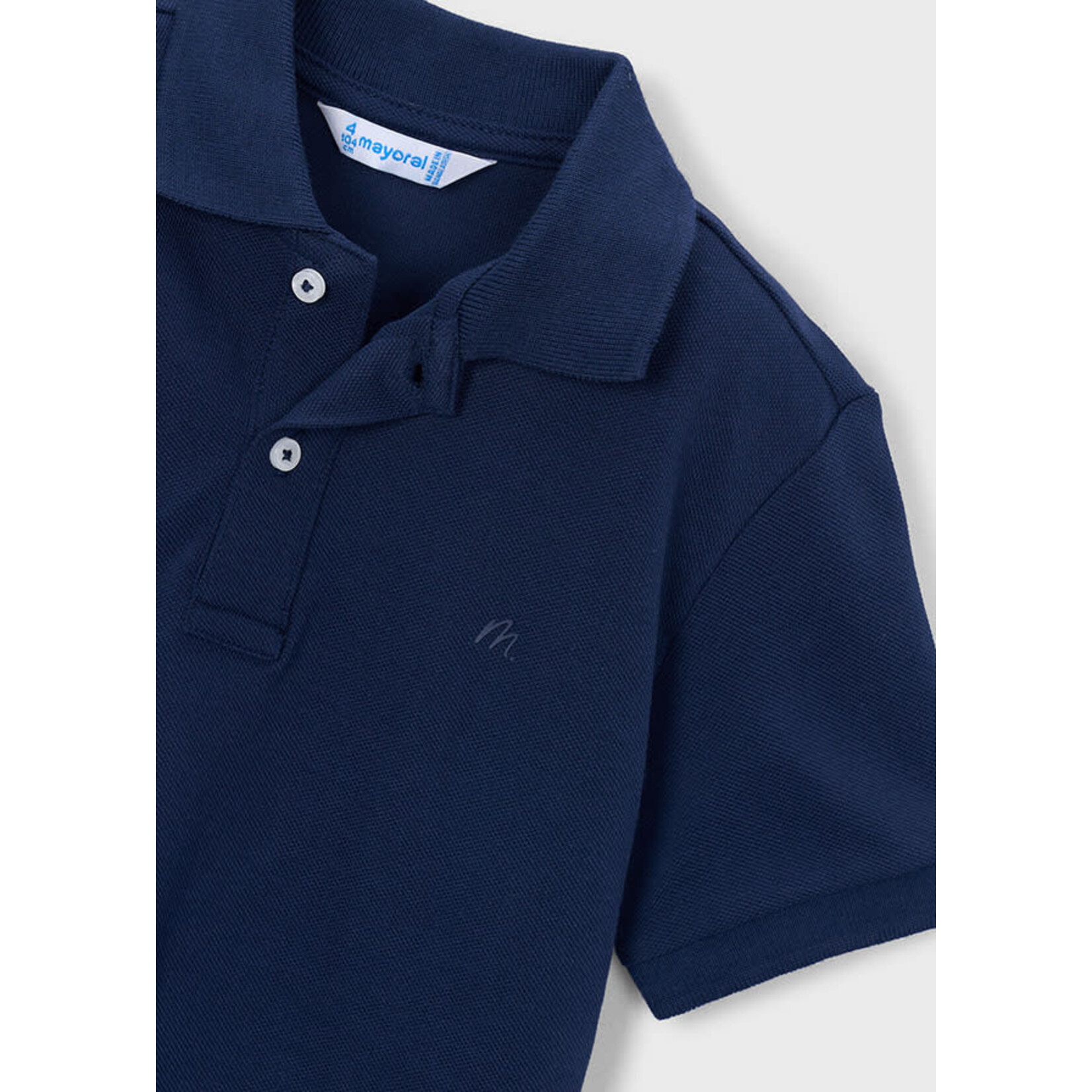 Mayoral Mayoral Basic s/s polo Navy - 26 00150