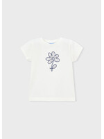 Mayoral Mayoral Basic s/s t-shirt Natural - 26 00174