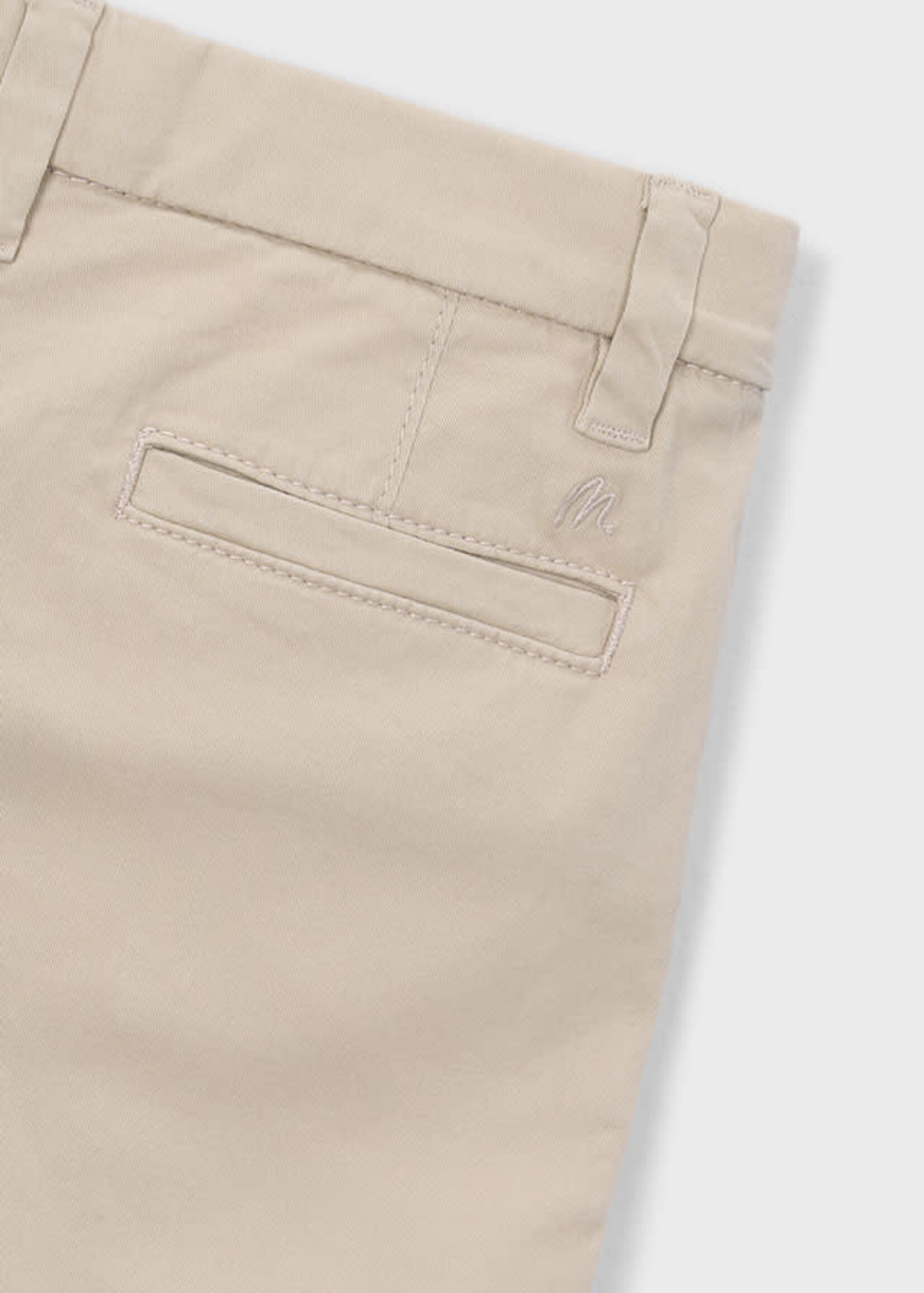 Mayoral Mayoral Basic twill chino shorts Cashew - 26 00202