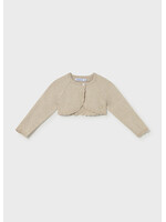 Mayoral Mayoral Basic knit bolero Hazelnut v - 26 00306B