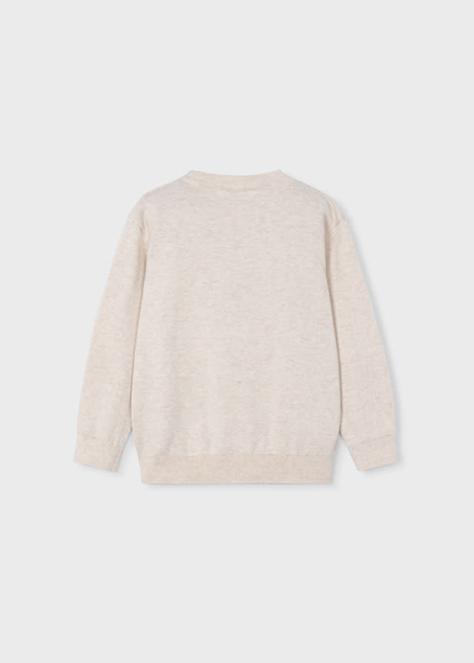 Mayoral Mayoral Basic crew neck jumper Oat vig - 26 00311