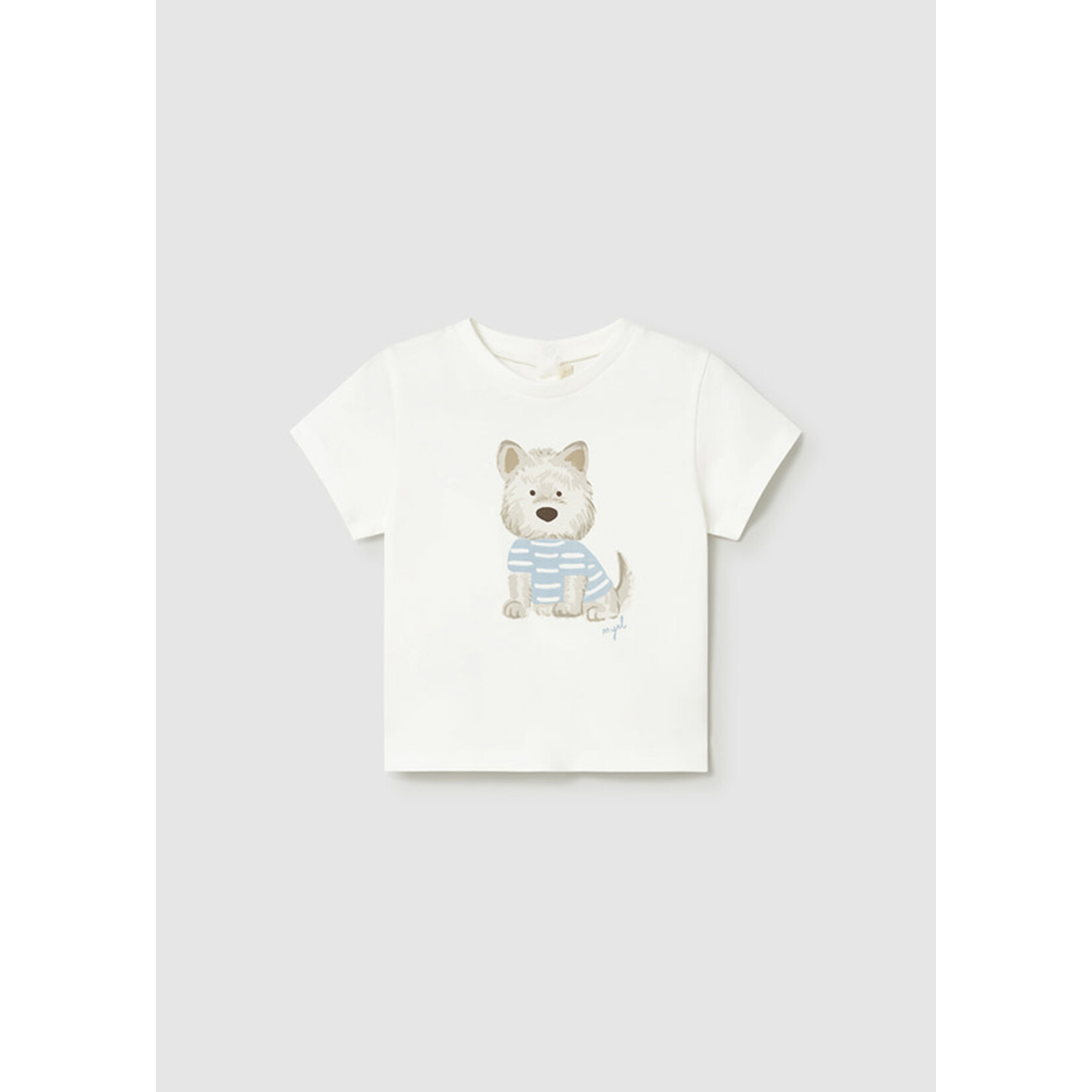 Mayoral Mayoral S/s t-shirt Cream - 26 01001B