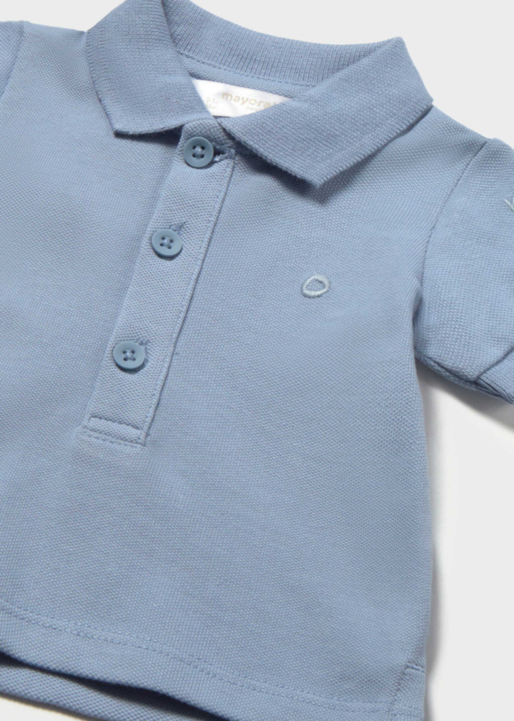 Mayoral Mayoral S/s polo Blue - 26 01102B