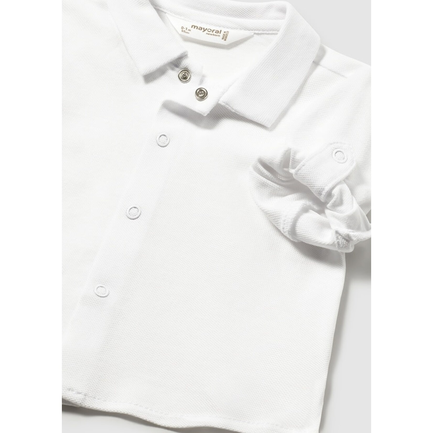 Mayoral Mayoral knit shirt w/ collar White - 26 01103B