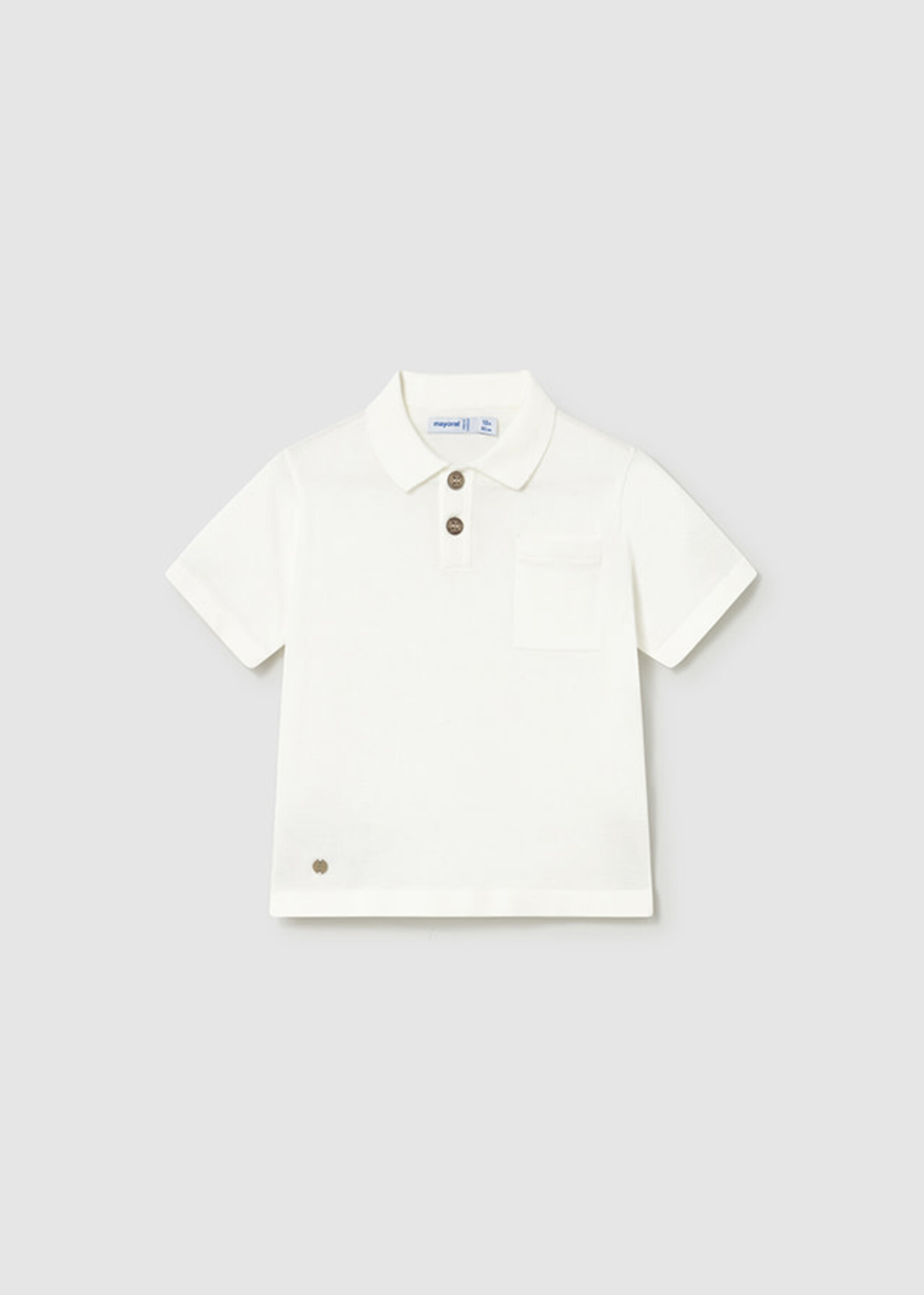 Mayoral Mayoral S/s polo Cream - 26 01109B