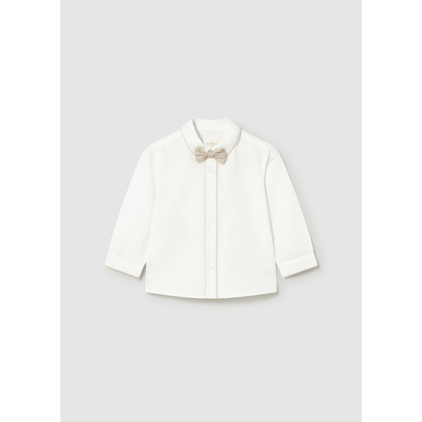 Mayoral Mayoral L/s dressy shirt Cream - 26 01115B