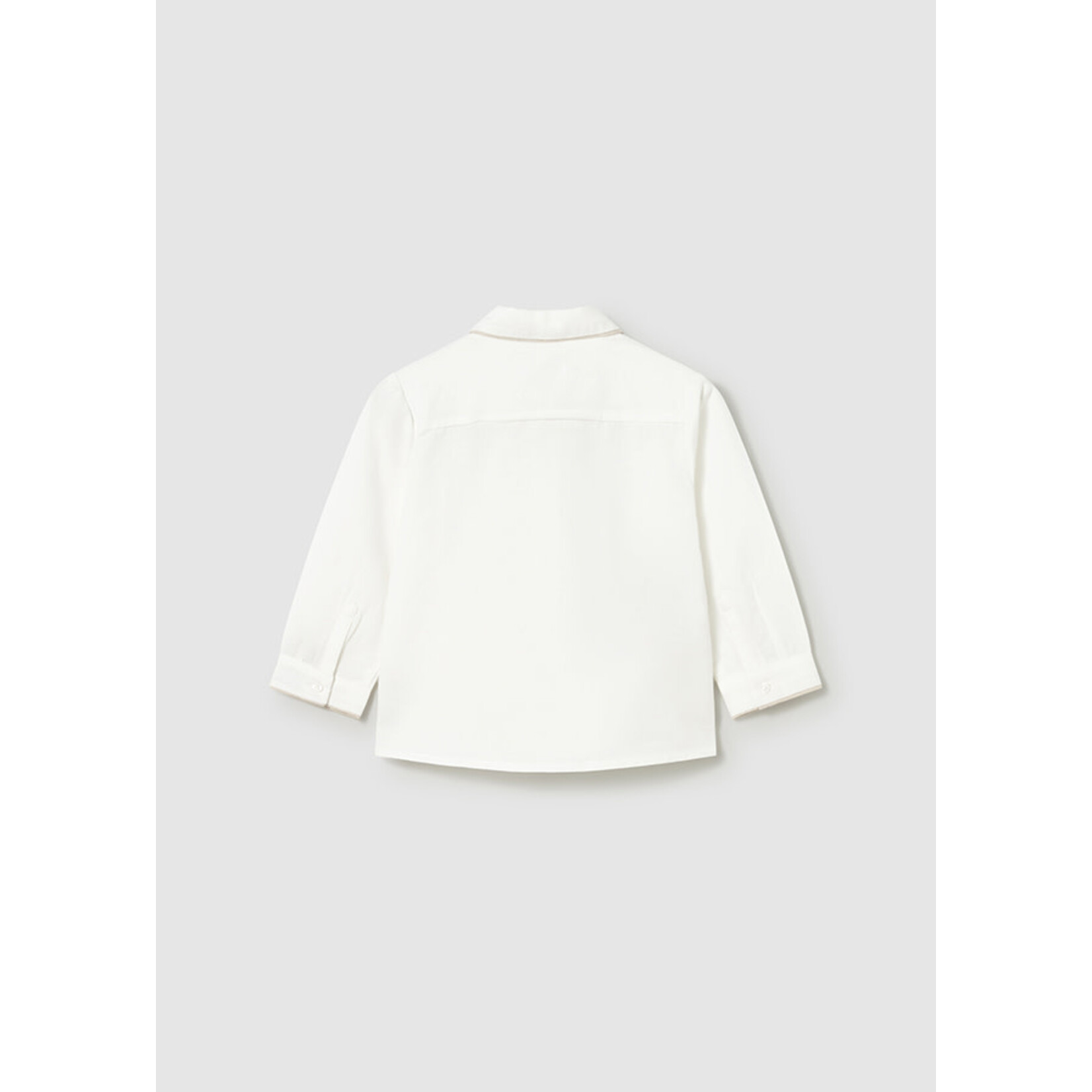 Mayoral Mayoral L/s dressy shirt Cream - 26 01115B