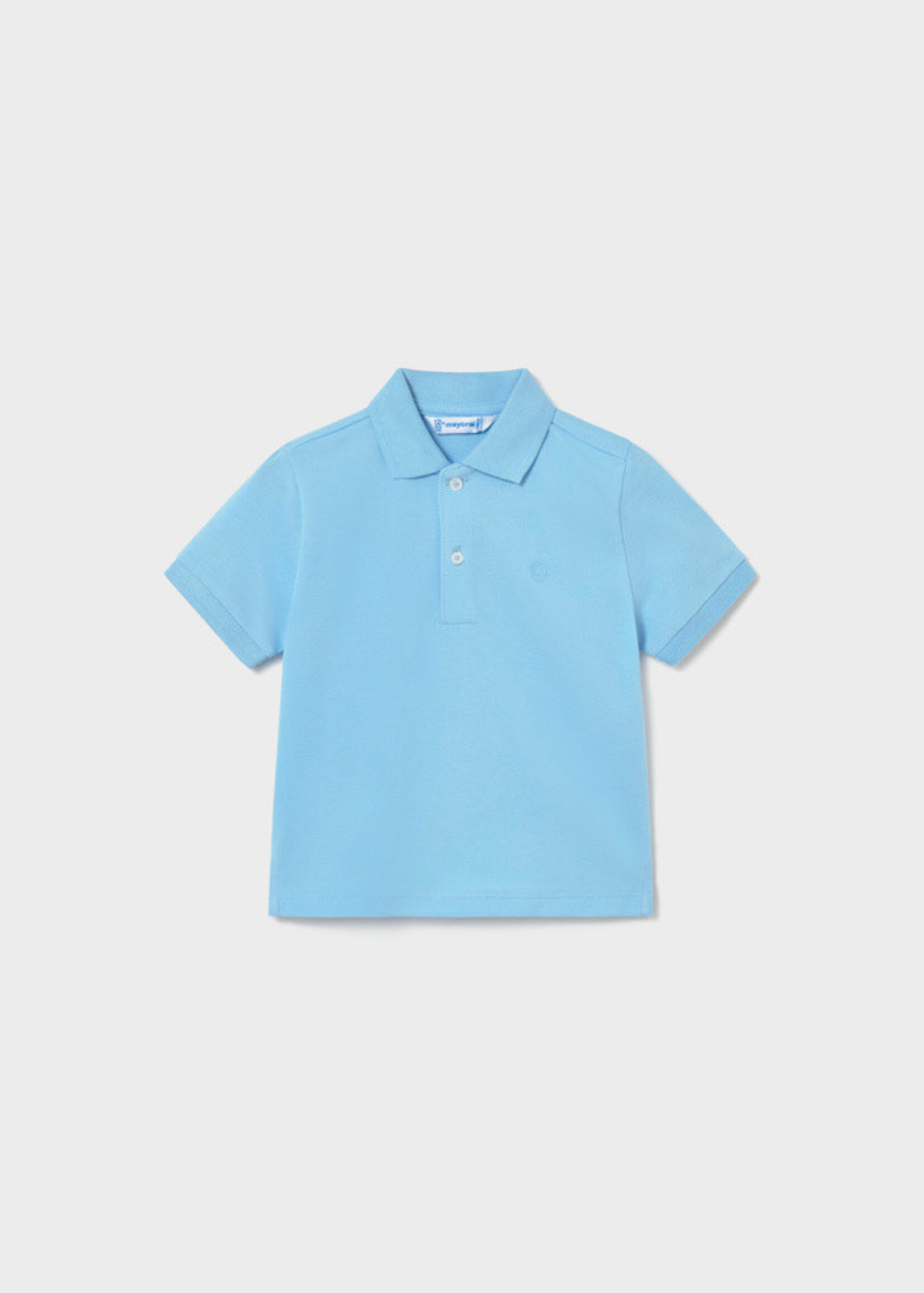 Mayoral Mayoral Basic s/s polo Sky blue - 26 00102B