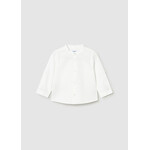 Mayoral Mayoral L/s linen mao shirt White - 26 01116B