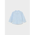 Mayoral Mayoral L/s linen mao shirt Sky blue - 26 01116B
