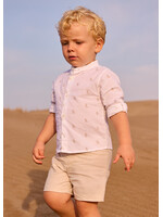 Mayoral Mayoral Linen suiting bermuda oat mixed - 26 01215B