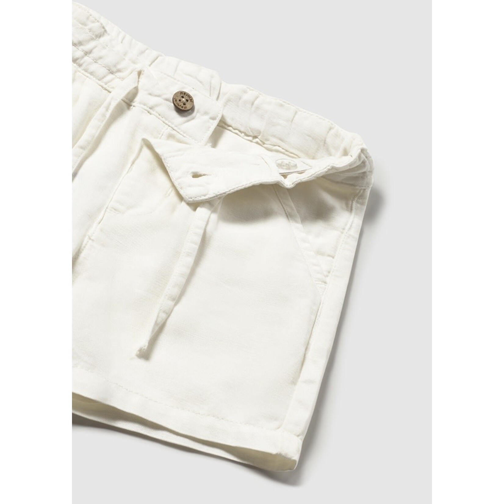 Mayoral Mayoral Linen bermuda Cream - 26 01220B