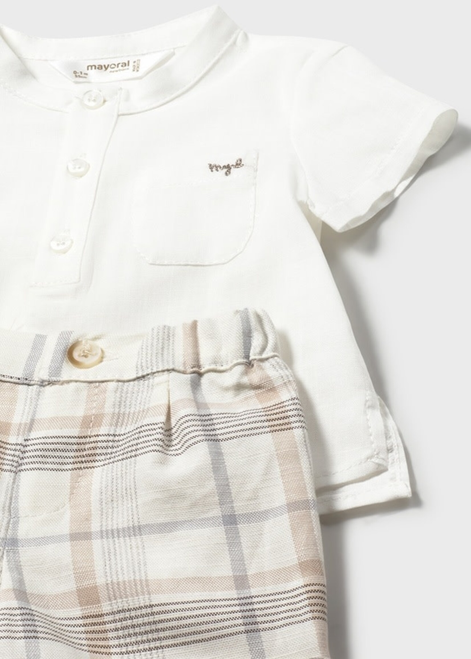 Mayoral Mayoral Flat Short Set Wheat - 26 01270B