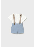 Mayoral Mayoral short set with shirt Blue - 26 01278B